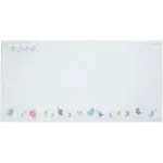 ECR4Kids MessageStor Magnetic Dry-Erase Glass Board with Magnets, 18in x 36in, Birds