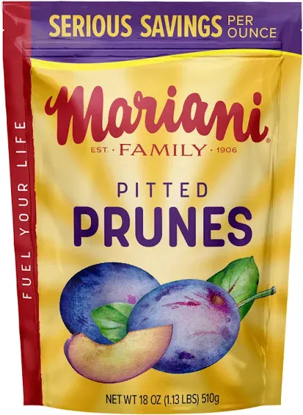 Mariani Pitted Prunes | Dried Fruit | Healthy Snacks for Kids &amp; Adults | Vega...