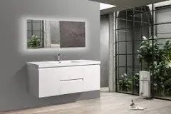 OMGO 60'' Wall Mounted Double Bathroom Vanity