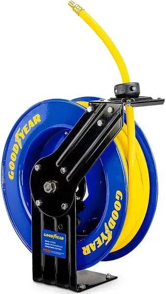 Goodyear L815153G Air Hose Reel Retractable 3/8&#034; X 50Ft Commercial Heavy Duty