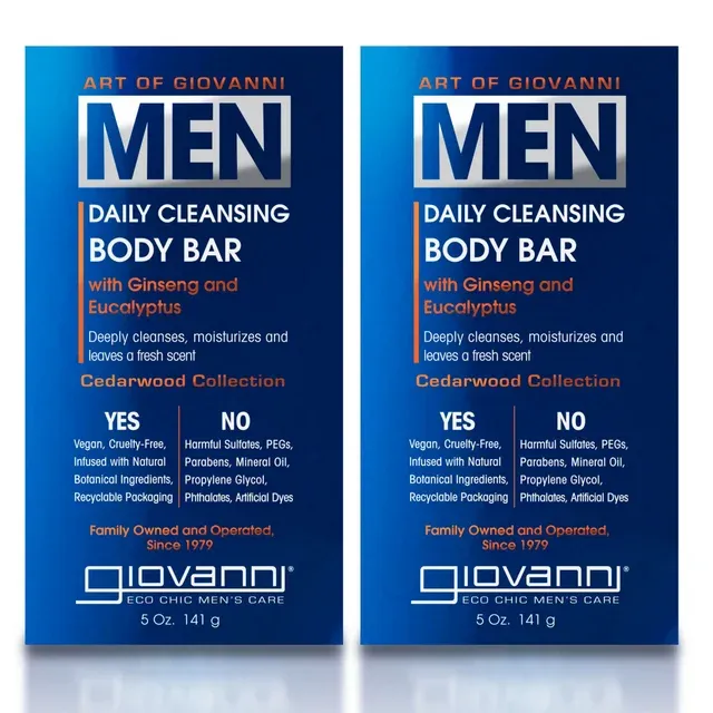 Art Of Giovanni Men's Daily Cleansing Body Bar