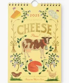 2025 Kitchen Calendar - Cheese