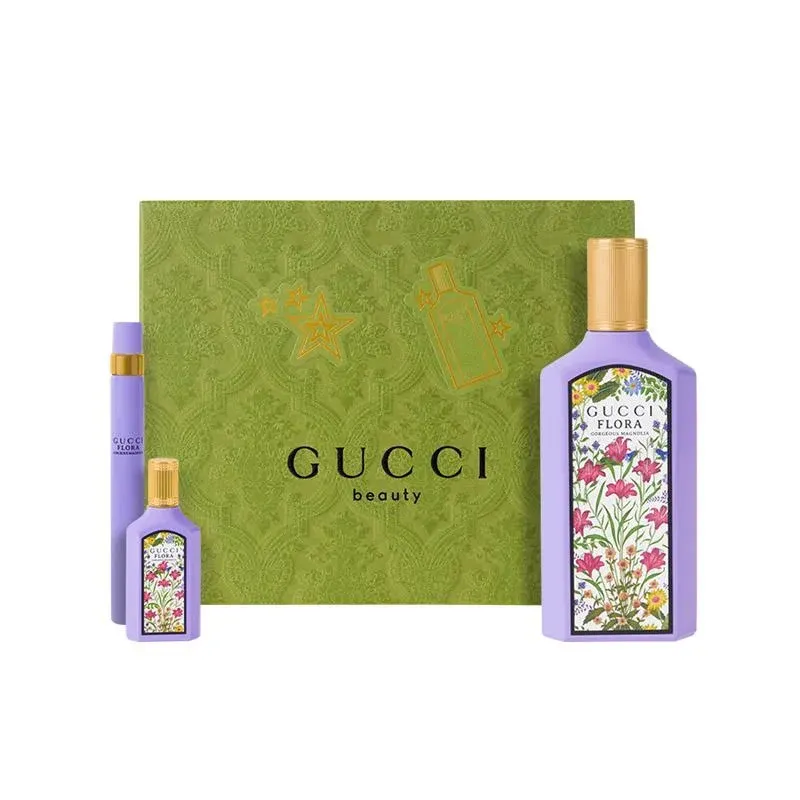 Gucci Ladies Flora Gorgeous Magnolia Gift Set