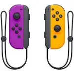 Joy-Con (L)/(R) - Nintendo Switch - Neon Purple/Neon Orange Official Brand New!