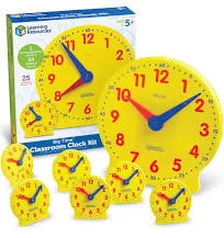 Learning Resources Classroom Clock Kit