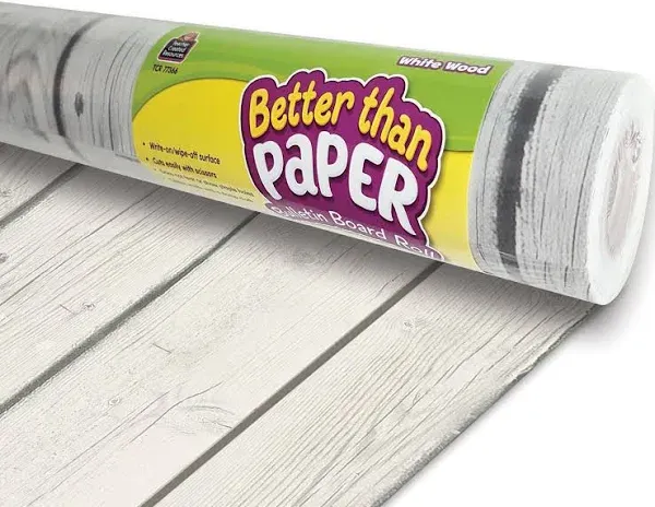 White Wood Better than Paper Bulletin Board Roll