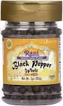 Rani Black Pepper Whole (Peppercorns), Premium Indian mg 1 Grade 3oz Pet Jar