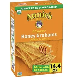 Annie's Organic Cinnamon Graham Crackers - Case of 12/14.4 oz