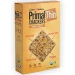 Julian Bakery, Primal Thin Crackers, Organic Parmesan