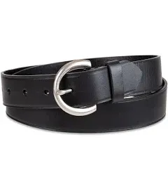 Levi's Women's Casual Soft Leather Jean Belt with Rounded Buckle