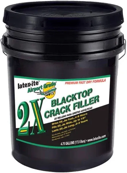 Latex-ite 1-Qt. 2x Premium Blacktop Crack Filler