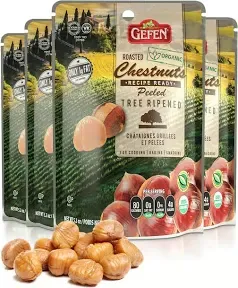 Gefen Organic Whole Roasted Peeled Chestnuts