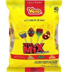 Vero Mix Banda Fuego Assorted Flavors Lollipop