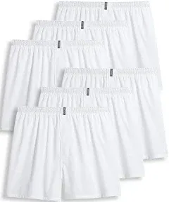 Jockey Men's Classics Full Cut 5" Boxer Underwear 6 Pack