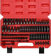 MIXPOWER 86PCS 1/4" Drive Master Impact Socket Set