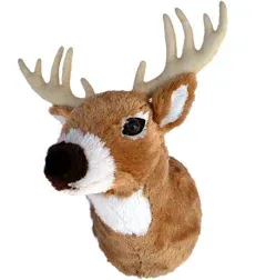 Adore 13in “Boone” The Whitetail Deer Plush Stuffed Animal Walltoy Wall Mount