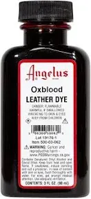 Angelus Leather Dye 3 oz - Burgundy