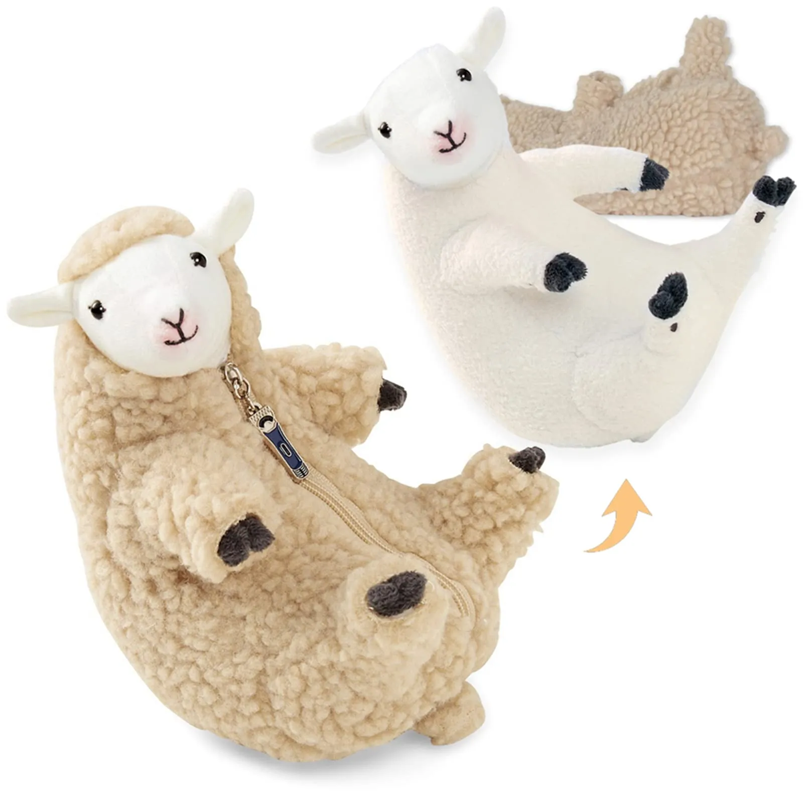 Furvana Shaved Sheep Stuffed Animal