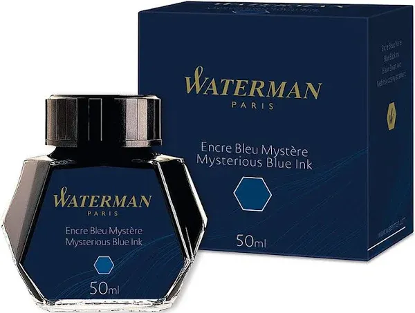 Waterman Mysterious Blue Ink Bottle 50ml