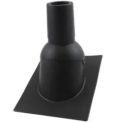 Pipe Boot for 3 in. I.D. Vent Pipe Black Color New Construction/R<wbr/>eroof