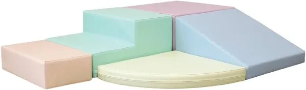 IGLU Soft Play Foam Climbing Blocks Set 6 Pastel