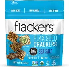 Doctor In The Kitchen Flax Seed Crackers with Sea Salt