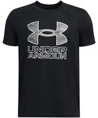 Under Armour Boys' Tech Hybrid Print Short Sleeve T Shirt