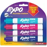 Low Odor Dry Erase Vibrant Color Markers, Assorted Colors, Medium, 16/Set