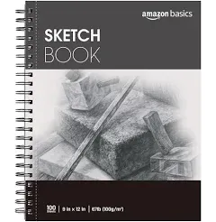 Amazon Basics Sketch Pad 67 lb. / 100 gsm