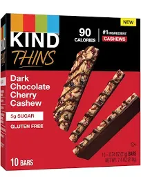 KIND Bars Dark Chocolate Cherry Cashew 10 Pack