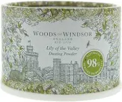 Woods Of Windsor Lily Of The Valley Body Dusting Powder With Puff for Women NEW