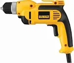 DEWALT Corded 3/8 in. Variable Speed Drill W/ Protective Case Rubber Handle