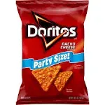 Doritos Nacho Cheese Tortilla Chips - Party Size 14.5 oz