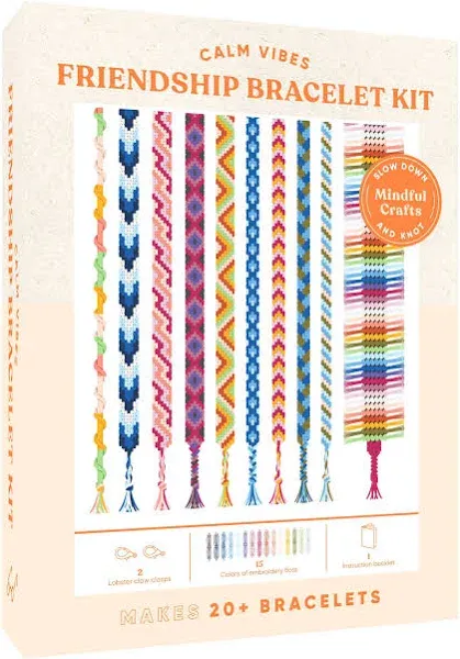 Mindful Crafts Calm Vibes Friendship Bracelet Kit