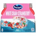 Ocean Spray Cranberry Strawberry White Crank Juice Drink - 10 fl oz