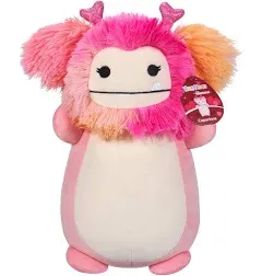 Squishmallows HugMees Original 14-Inch Caparinne Pink Bigfoot with Heart... 