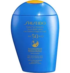 NEW Shiseido Expert Sun Protector SPF 50+UVA Face &amp; Body Lotion (Turns 150ml