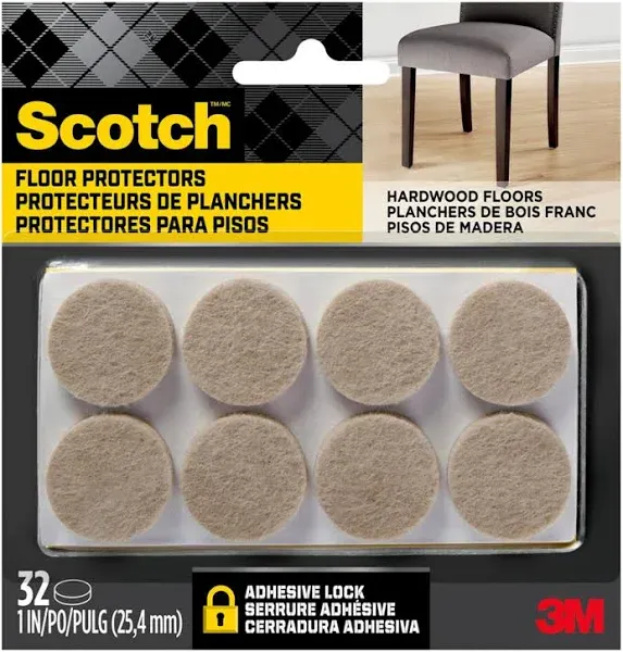 Scotch Felt Pads for Protecting Hardwood Floors