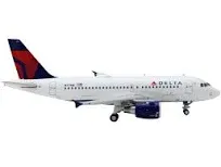 1:400 GeminiJets DELTA AIRBUS A319 Passenger Airplane Diecast Aircraft Model