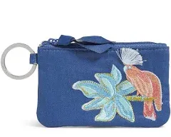 NWT Vera Bradley Zip ID Case - Rain Forest Canopy - Cockatoo