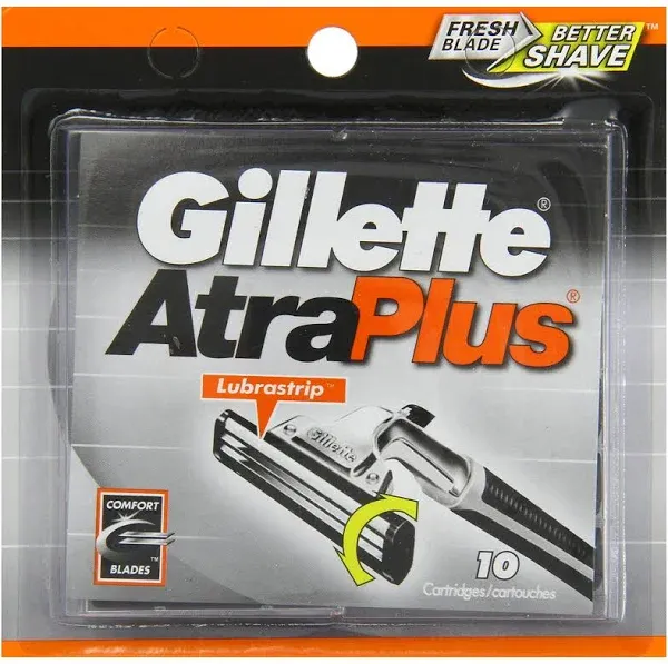 Gillette Atra Plus Men's Razor Cartridge - 10 count