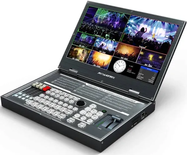 AVMATRIX PVS0615 Portable 6 Channel Multi-Format Video Switcher