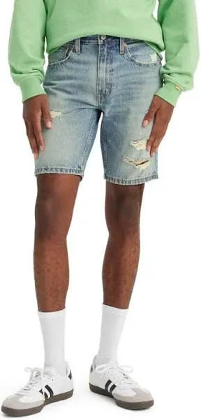 Levi&#039;s 412 Slim Shorts Mens Size 44 NWT Cut Off Blue Denim MRSP $45