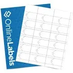 Printable Tags - 1.25 x 2 - Cardstock - Pack of 1,800, 100 Sheets - Inkjet/Laser Printer - Online Labels