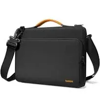 tomtoc 360 Protective Laptop Shoulder Bag for 16-inch MacBook Pro, Black 