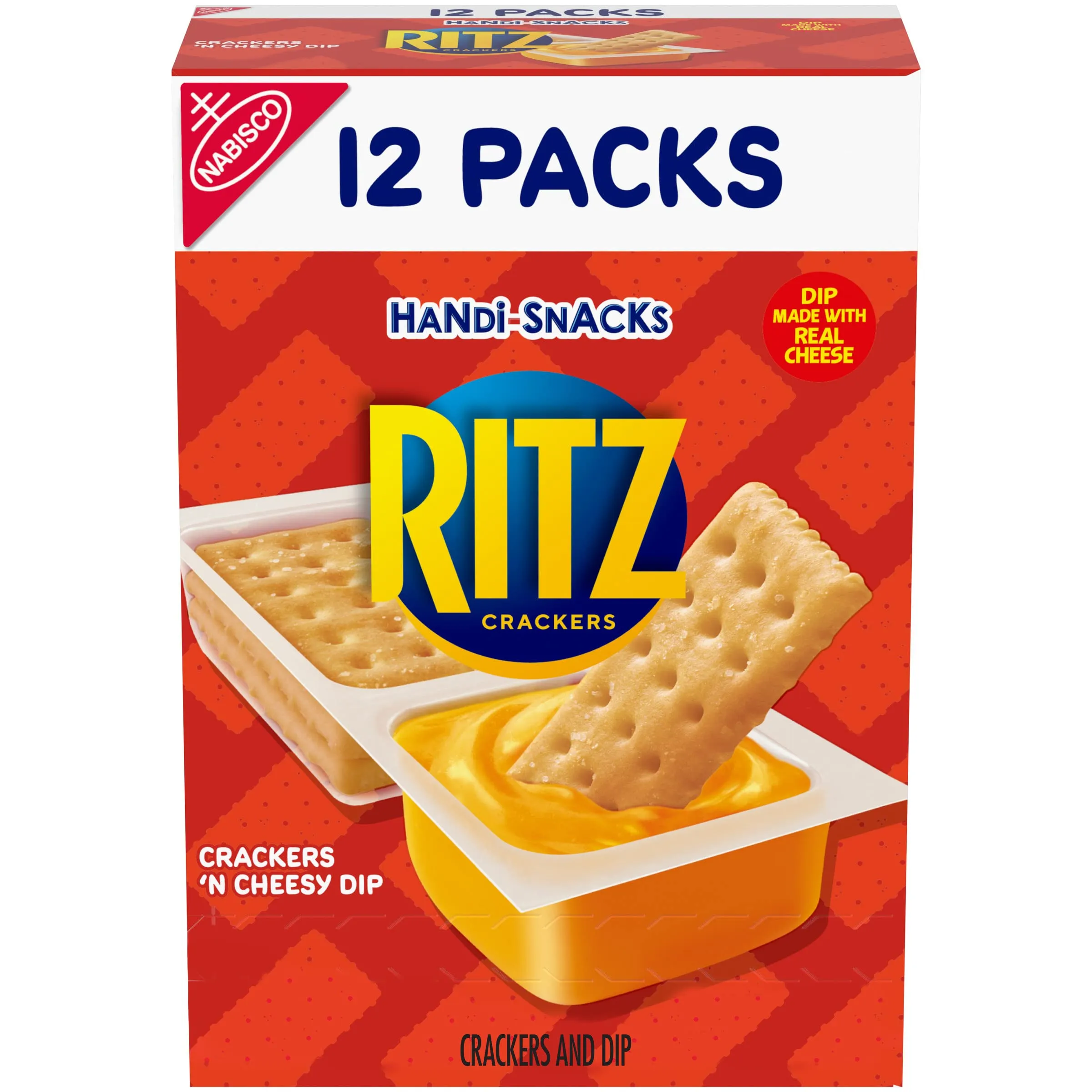 Ritz Crackers'n Cheesy Dip, 10 Packs 10 ea