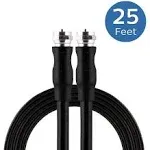 Philips 25 ft. RG6 Coaxial Cable Black