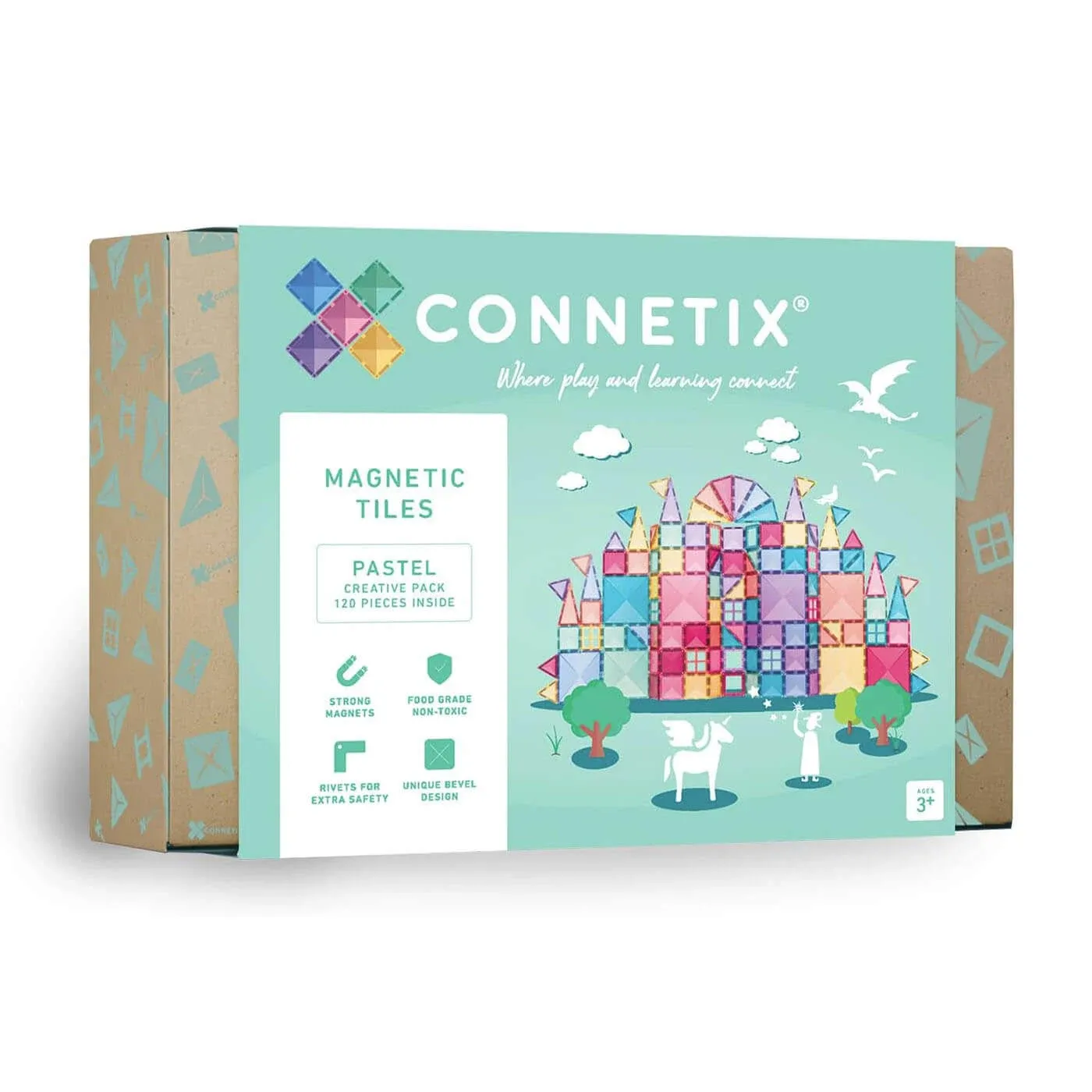 Connetix Pastel Creative Pack 120 piece