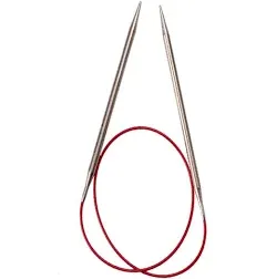 ChiaoGoo Red Lace Stainless Steel Circular Knitting Needles 16-inch-Size 0/2mm