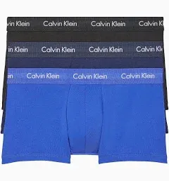 Calvin Klein Men's 3-Pack Stretch Cotton Trunks